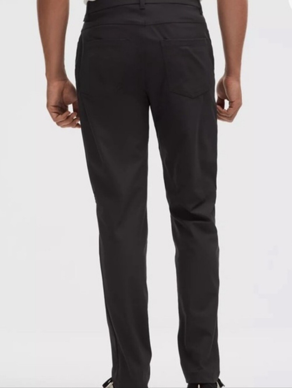 Lululemon Mens ABC Classic-Fit Trouser 30" Inseam Warpstreme Black
